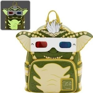 Loungefly Mini Backpack And Purse,  Stripe, Gremlins, Removable 3d Glasses
